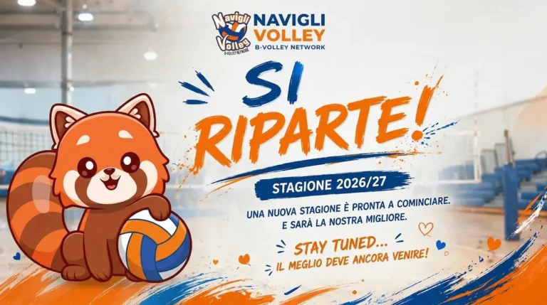 Si Riparte! 🚀 Benvenuti nella nuova casa digitale di Navigli Volley