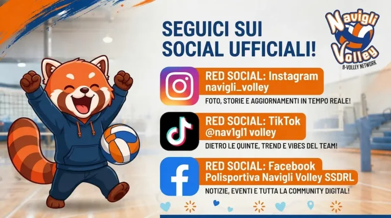 Seguici sui nostri social ufficiali! 📱💙🧡